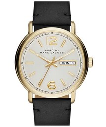 Marc by Marc Jacobs | MARC BY MARC JACOBS 'Fergus' Leather Strap Watch, 42mm(アナログ腕時計)