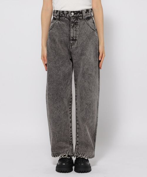 PAGEBOY（ページボーイ）の「トールワークデニム（パンツ・レディース・オフホワイト05/ブラックケミカル08/ブルー85・25inch/26inch）」の15枚目の写真