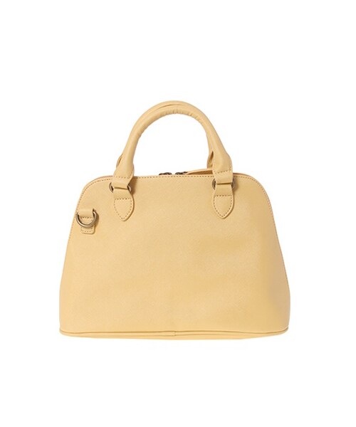 earth music&ecology（アースミュージックアンドエコロジー）の「ラウンドミニボストンバッグ（バッグ・ポーチ・レディース・オフホワイト/ブラック/ライトピンク/イエロー/ミント・F）」の3枚目の写真