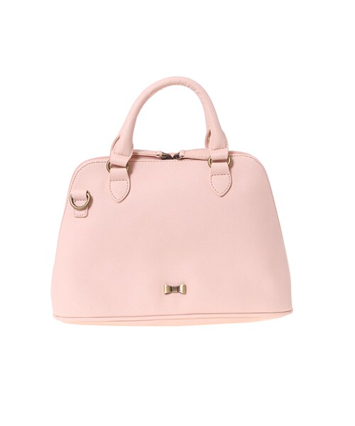 earth music&ecology（アースミュージックアンドエコロジー）の「ラウンドミニボストンバッグ（バッグ・ポーチ・レディース・オフホワイト/ブラック/ライトピンク/イエロー/ミント・F）」の12枚目の写真