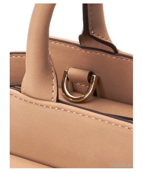 FRAY I.D（フレイアイディー）の「フロントポケットミニトート（トートバッグ・レディース・YEL/BEG/BLK・F）」の9枚目の写真