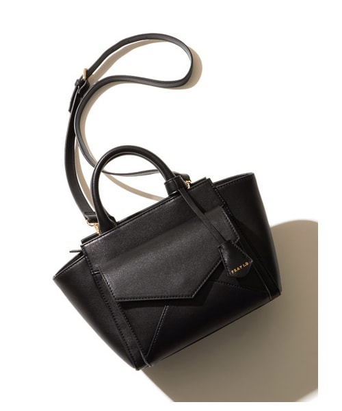 FRAY I.D（フレイアイディー）の「フロントポケットミニトート（トートバッグ・レディース・YEL/BEG/BLK・F）」の3枚目の写真