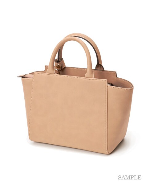 FRAY I.D（フレイアイディー）の「フロントポケットミニトート（トートバッグ・レディース・YEL/BEG/BLK・F）」の5枚目の写真