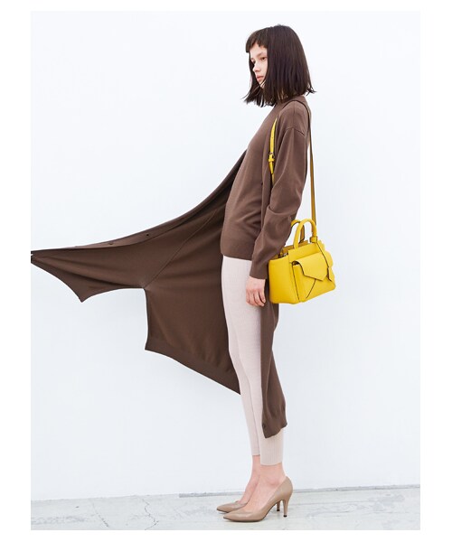 FRAY I.D（フレイアイディー）の「フロントポケットミニトート（トートバッグ・レディース・YEL/BEG/BLK・F）」の8枚目の写真