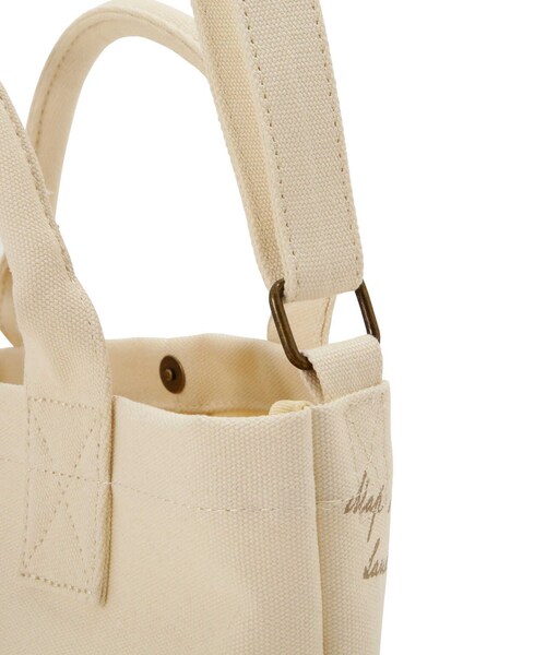 AVIREX(アヴィレックス)の「SCRIBBING MINI TOTE BAG/ スクリブリング ミニトートバッグ(バッグ・オリーブ/アイボリー/ウォッシュユーズド/ユーズド・F)」の10枚目の写真