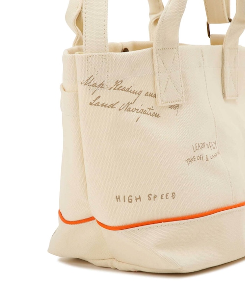 AVIREX(アヴィレックス)の「SCRIBBING MINI TOTE BAG/ スクリブリング ミニトートバッグ(バッグ・オリーブ/アイボリー/ウォッシュユーズド/ユーズド・F)」の11枚目の写真