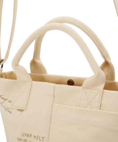 AVIREX(アヴィレックス)の「SCRIBBING MINI TOTE BAG/ スクリブリング ミニトートバッグ(バッグ・オリーブ/アイボリー/ウォッシュユーズド/ユーズド・F)」の12枚目の写真