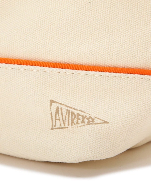 AVIREX(アヴィレックス)の「SCRIBBING MINI TOTE BAG/ スクリブリング ミニトートバッグ(バッグ・オリーブ/アイボリー/ウォッシュユーズド/ユーズド・F)」の14枚目の写真