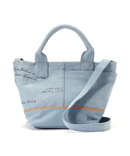 AVIREX(アヴィレックス)の「SCRIBBING MINI TOTE BAG/ スクリブリング ミニトートバッグ(バッグ・オリーブ/アイボリー/ウォッシュユーズド/ユーズド・F)」の19枚目の写真