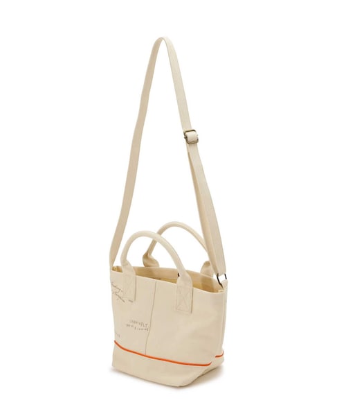 AVIREX(アヴィレックス)の「SCRIBBING MINI TOTE BAG/ スクリブリング ミニトートバッグ(バッグ・オリーブ/アイボリー/ウォッシュユーズド/ユーズド・F)」の8枚目の写真