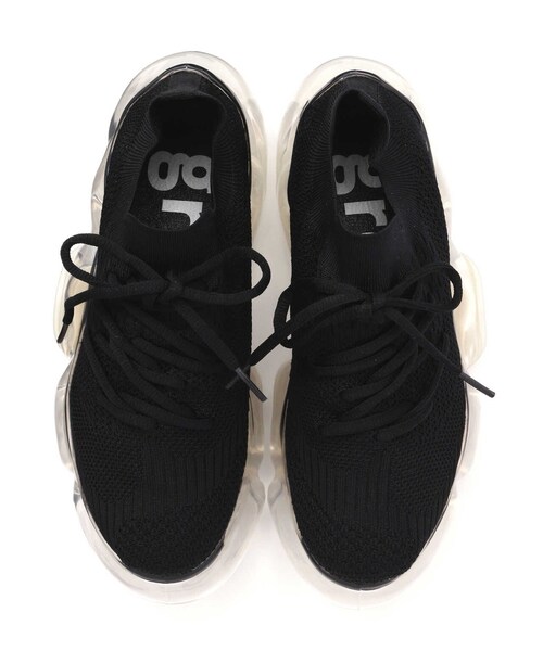 ROYAL FLASH（ロイヤルフラッシュ）の「grounds / グラウンズ / MOOPIE BLACK × CLEAR（シューズ・ブラック・37/38/39/40/41/42/43/44）」の2枚目の写真