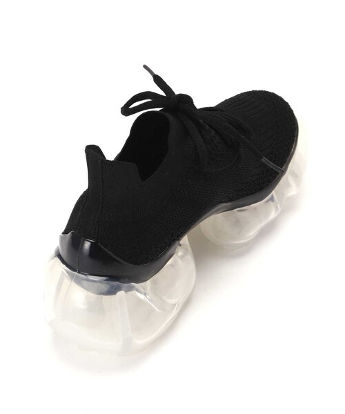 ROYAL FLASH（ロイヤルフラッシュ）の「grounds / グラウンズ / MOOPIE BLACK × CLEAR（シューズ・ブラック・37/38/39/40/41/42/43/44）」の4枚目の写真