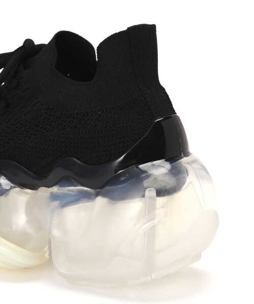 ROYAL FLASH（ロイヤルフラッシュ）の「grounds / グラウンズ / MOOPIE BLACK × CLEAR（シューズ・ブラック・37/38/39/40/41/42/43/44）」の8枚目の写真