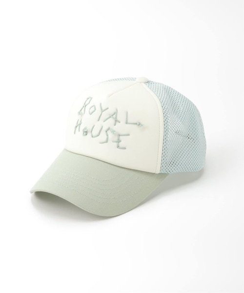 Oriens JOURNAL STANDARD(オリエンス ジャーナルスタンダード)の「ROYAL HOUSE TRUCKER CAP:キャップ(帽子・グリーン D/(034)/フリー/残り2点)」の1枚目の写真