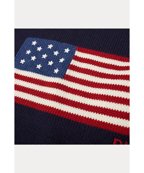 RALPH LAUREN（ラルフ ローレン）の「[RALPH LAUREN] FLAG LONG SLEEVE SWEATER - 710718281001 NAVY（その他・NAVY・S/M/L）」の2枚目の写真