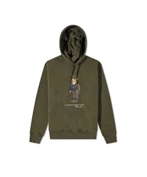 [RALPH LAUREN] POLO BEAR FLEECE HOODIE -710853309014 ARMADILLO HERITAGE BEAR