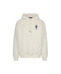 [RALPH LAUREN] SHERPA POLO BEAR HOODIE -710853353002 ANTIQUE CREAM