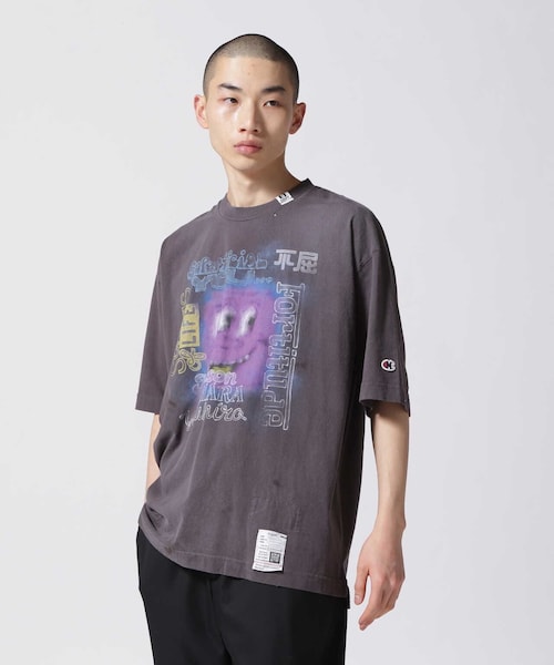 ROYAL FLASH(ロイヤルフラッシュ)の「Maison MIHARAYASUHIRO/メゾン ミハラヤスヒロ/DISTRESSED TEE(トップス・ブラック/ホワイト/グリーン・44/46/48)」の8枚目の写真