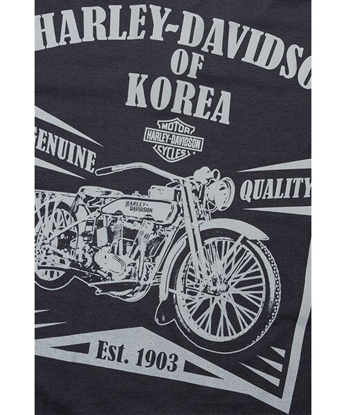 Harley-Davidson（ハーレーダビッドソン）の「남성 바이크 코리아 반팔티셔츠 BLACK（その他・BLUE・S/M/L/XL/2XL/3XL）」の7枚目の写真