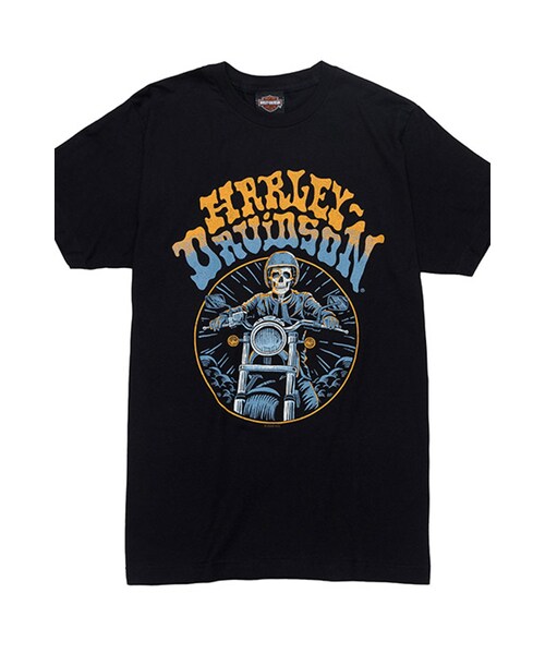 Harley-Davidson（ハーレーダビッドソン）の「남성 스컬 코리아 반팔티셔츠 BLACK（その他・BLUE・S/M/L/XL/2XL/3XL）」の2枚目の写真