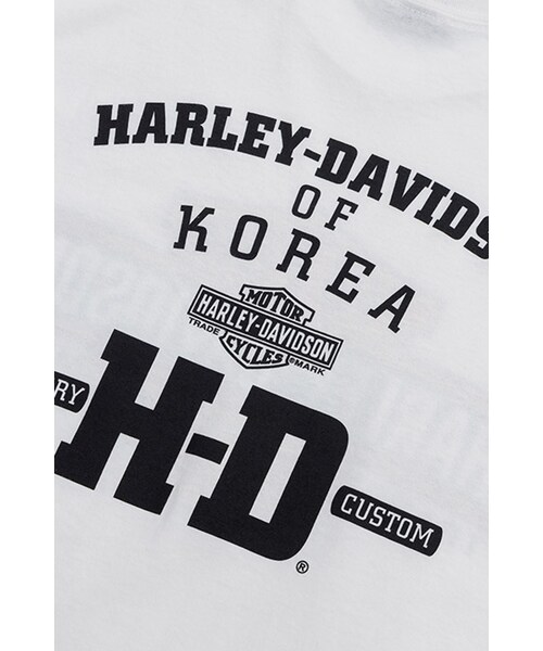 Harley-Davidson（ハーレーダビッドソン）の「남성 바앤실드 반팔티셔츠 WHITE（その他・BLUE・S/M/L/XL/2XL/3XL）」の7枚目の写真