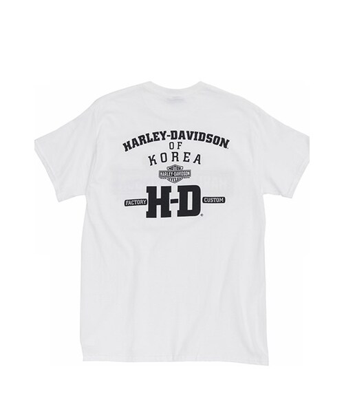 Harley-Davidson（ハーレーダビッドソン）の「남성 바앤실드 반팔티셔츠 WHITE（その他・BLUE・S/M/L/XL/2XL/3XL）」の3枚目の写真