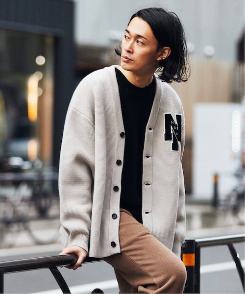 N. HOOLYWOOD×EDIFICE 別注カーディガン エディフィス」から「N.ハリ」に別注したダウンベストと