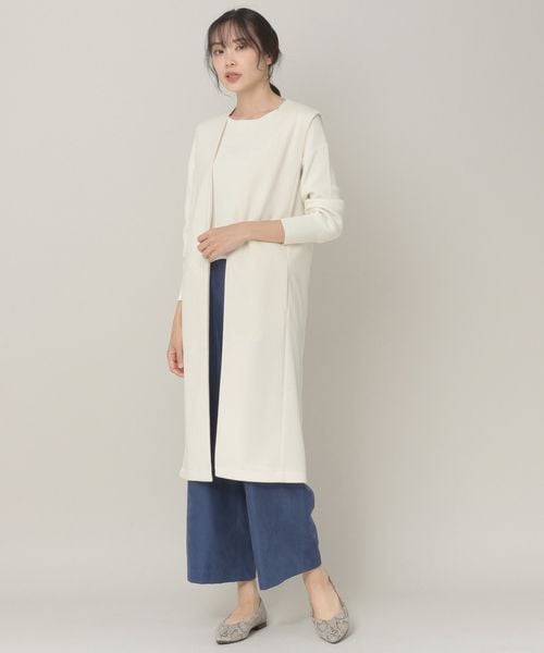 Elura エルーラ ロングジレ シンプル 大人綺麗め L