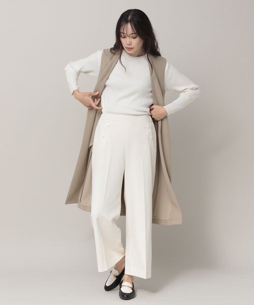 Elura エルーラ ロングジレ シンプル 大人綺麗め L Elura エルーラ ロングジレ シンプル 大人綺麗め L