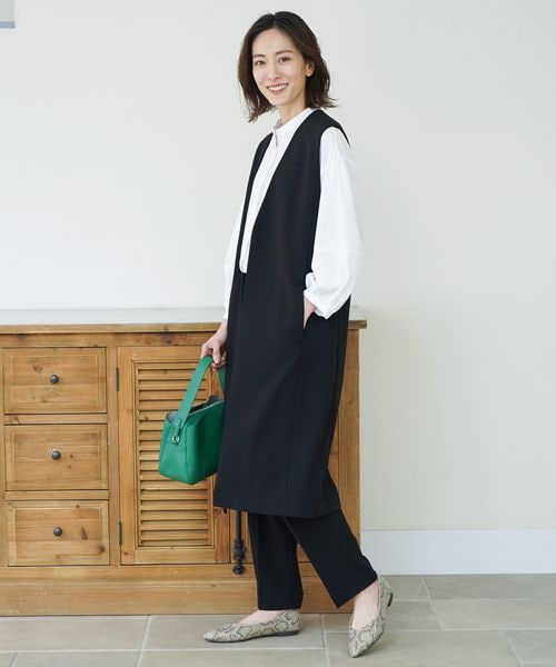 Elura エルーラ ロングジレ シンプル 大人綺麗め L Elura エルーラ ロングジレ シンプル 大人綺麗め L