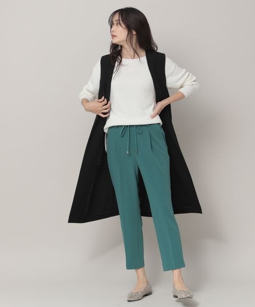 Elura エルーラ ロングジレ シンプル 大人綺麗め L