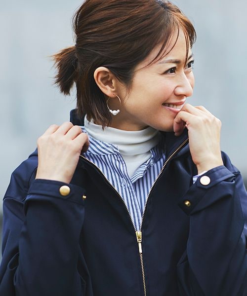Elura(エルーラ)の「大人リュクスマンパ(ジャケット/アウター・レディース・ブラック09/ライトベージュ51/ネイビー88・S/M/L/XL)」の4枚目の写真