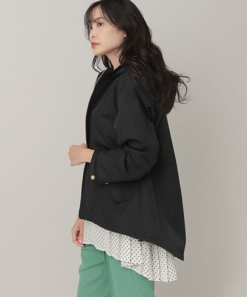 Elura(エルーラ)の「大人リュクスマンパ(ジャケット/アウター・レディース・ブラック09/ライトベージュ51/ネイビー88・S/M/L/XL)」の1枚目の写真