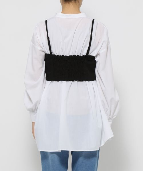 LEPSIM（レプシィム）の「デニムアソートビスチェ（トップス・レディース・ブラック09/インディゴ85・FREE SIZE）」の11枚目の写真