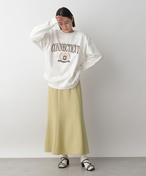 LOWRYS FARM（ローリーズファーム）の「ポコポコフレアスカート（スカート・レディース・アイボリー08/ブラック09/ブラウン58/グリーン72・M/L）」の13枚目の写真