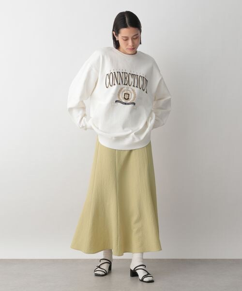 LOWRYS FARM（ローリーズファーム）の「ポコポコフレアスカート（スカート・レディース・アイボリー08/ブラック09/ブラウン58/グリーン72・M/L）」の14枚目の写真