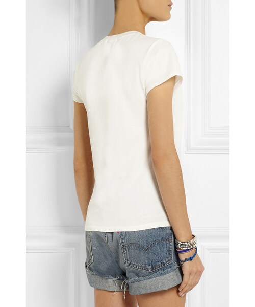 Levi's(リーバイス)の「Levi's Vintage Clothing Cotton-jersey T-shirt(Tシャツ/カットソー・レディース・White・x small/large/small/x large/medium)」の3枚目の写真
