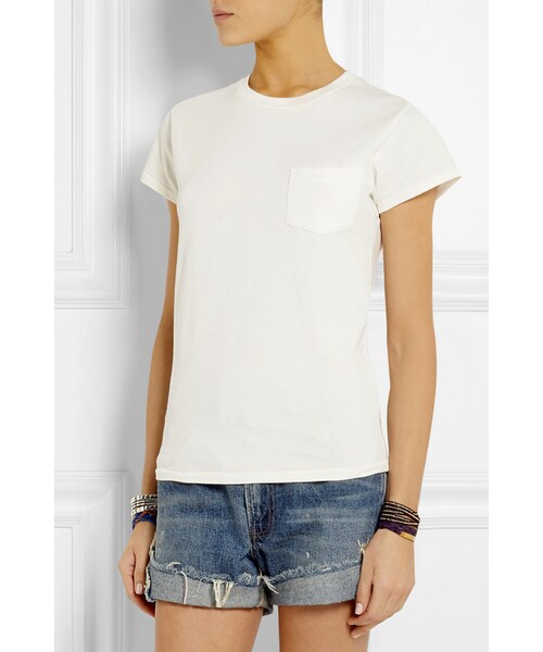 Levi's(リーバイス)の「Levi's Vintage Clothing Cotton-jersey T-shirt(Tシャツ/カットソー・レディース・White・x small/large/small/x large/medium)」の5枚目の写真
