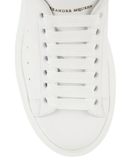 Alexander McQueen（アレキサンダーマックイーン）の「Alexander McQueen Suede and leather wedge sneakers（スニーカー・レディース・White・IT36/IT36.5/IT35.5/IT41.5/IT37/IT40.5/IT37.5/IT35/IT38/IT38.5/IT39/IT39.5/IT41/IT40）」の6枚目の写真
