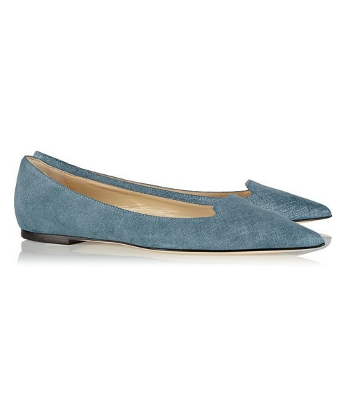 JIMMY CHOO（ジミーチュウ）の「Jimmy Choo Attila denim-effect suede