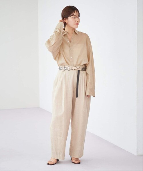 plage（プラージュ）の「《予約》RA/CO Sheer シャツ（その他・ベージュ/フリー）」の7枚目の写真