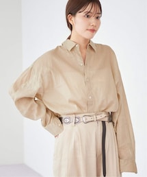 plage | 《予約》RA/CO Sheer シャツ