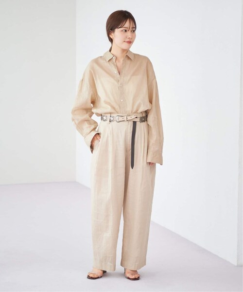 plage（プラージュ）の「《予約》RA/CO Sheer シャツ（その他・ベージュ/フリー）」の5枚目の写真