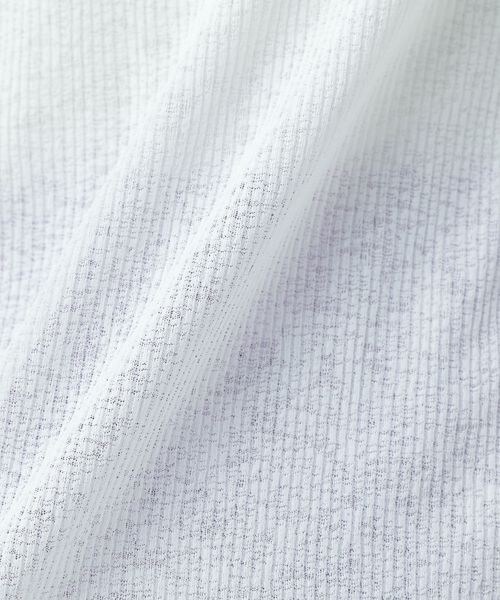 BAYFLOW（ベイフロー）の「≪予約≫シアーロンT（トップス・レディース・オフホワイト11/ブラック19/ピスタチオ61・F）」の19枚目の写真