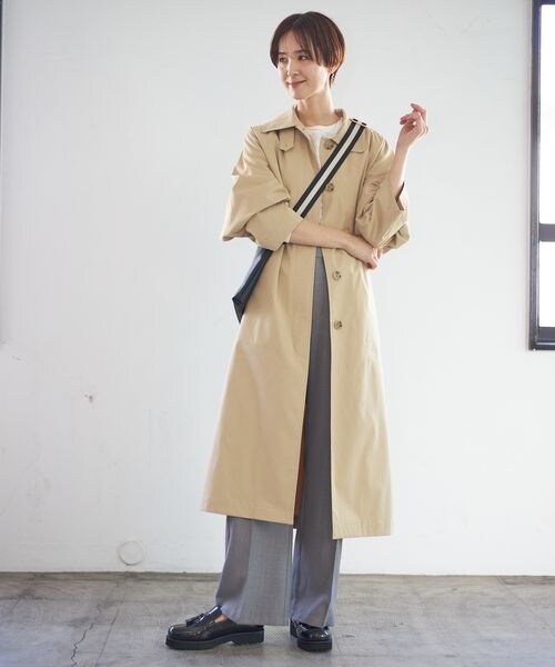 LEPSIM（レプシィム）の「ハイウエストタックスラックスパンツ（パンツ・レディース・ブラック09/グレー15/ピンク22・M/L）」の14枚目の写真