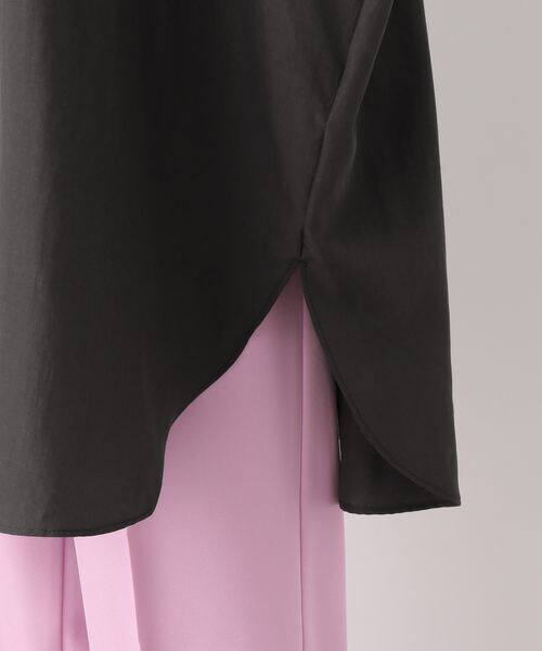 LEPSIM（レプシィム）の「サラキレポンチョ長袖チュニックワンピース（ワンピース/ドレス・レディース・オフホワイト05/チャコールグレー18/ピンク22/ライムグリーン72・FREE SIZE）」の21枚目の写真