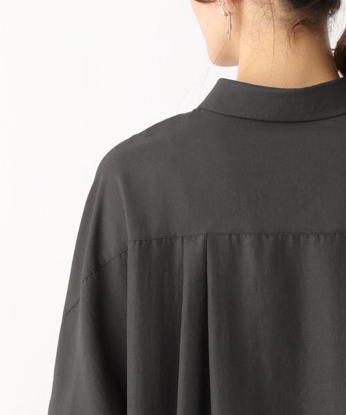 LEPSIM（レプシィム）の「サラキレポンチョ長袖チュニックワンピース（ワンピース/ドレス・レディース・オフホワイト05/チャコールグレー18/ピンク22/ライムグリーン72・FREE SIZE）」の22枚目の写真