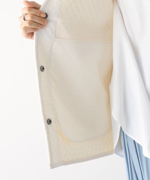 LEPSIM(レプシィム)の「カットキルティングベスト(ジャケット/アウター・レディース・アイボリー08/ブラウン54・FREE SIZE)」の13枚目の写真