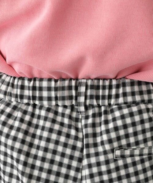 LEPSIM（レプシィム）の「ハタラク7DAYS柄テーパードパンツ（パンツ・レディース・ギンガムチェック10/ネイビー×ストライプ88・SS/S/M/L/LL）」の15枚目の写真