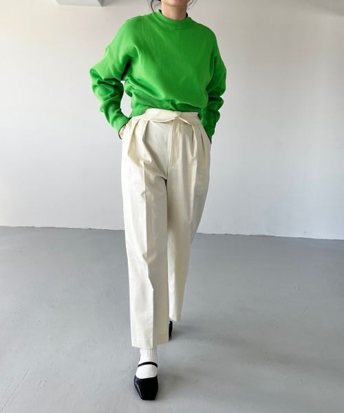 LOWRYS FARM（ローリーズファーム）の「２ＷＡＹベルトツキワイドパンツ（パンツ・レディース・アイボリー08/ブラック09/ベージュ52・F）」の4枚目の写真
